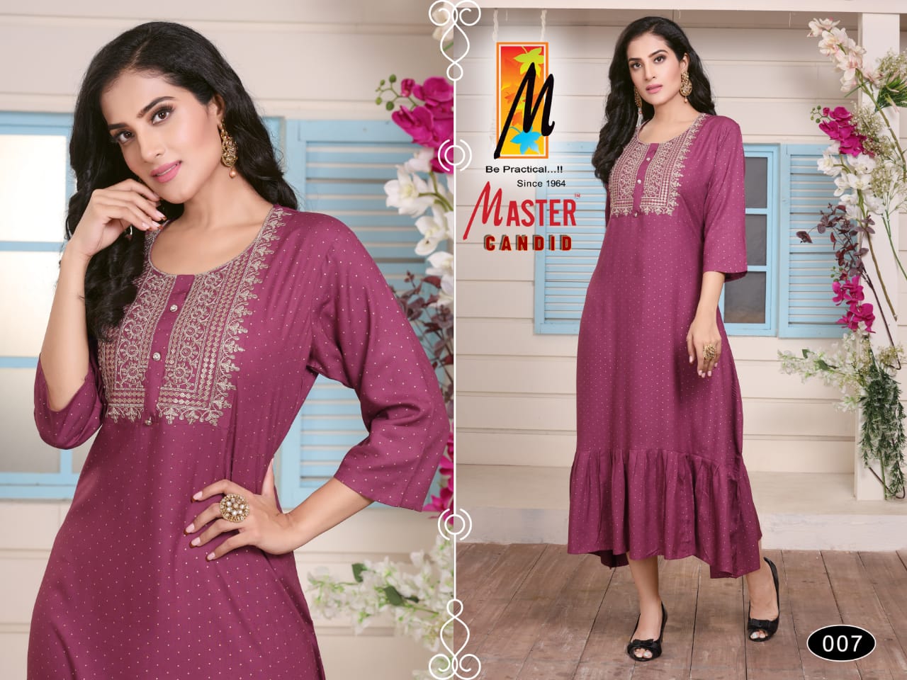 Master Candid Heavy Rayon Fancy Designer Latest Designer Kurti Collection